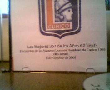 CD de recuerdo, del encuentro Alto Jahuel 2005